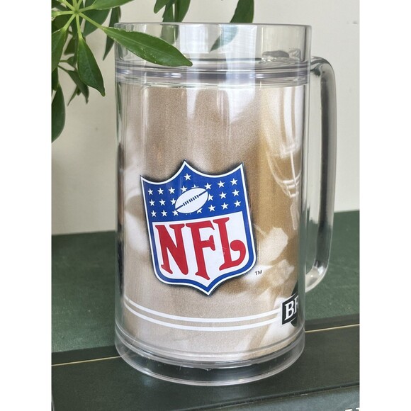 Vintage NFL 1980’s Beer Mug / Brut Sponsored / Man Cave Collection / Sports - Picture 3 of 7